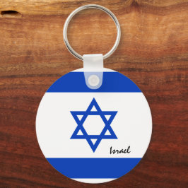 Chaveiro Bandeira israelita e feriado, patriotas e esportes