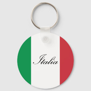 Chaveiro Bandeira italiana - Bandeira da Itália - Itália