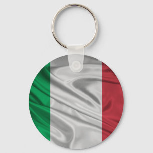 Chaveiro Bandeira italiana orgulhosa e patriótica