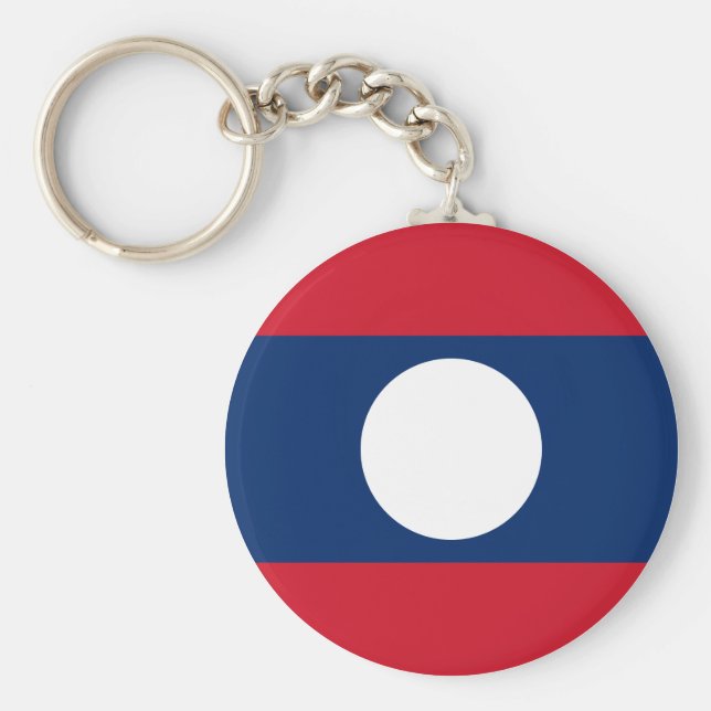Chaveiro Bandeira Laos (Frente)