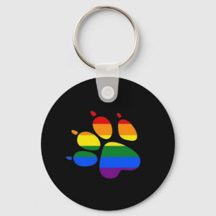 Chaveiro Bandeira LGBT do orgulho da pata