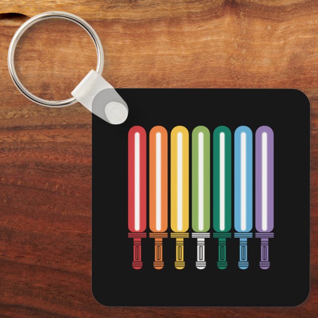 Chaveiro Bandeira LGBT Orgulho Gay  (Frente)