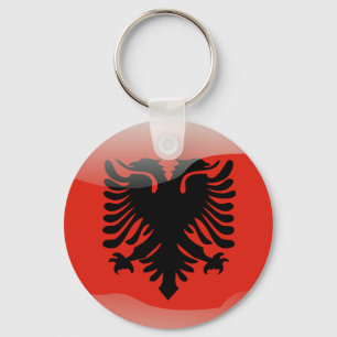 Chaveiro Bandeira lustrosa albanesa