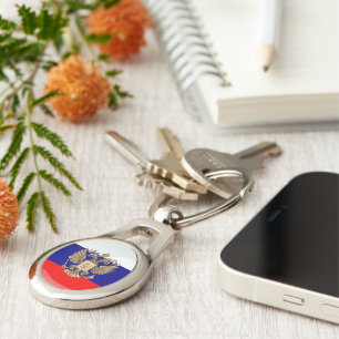 Chaveiro Bandeira lustrosa do russo