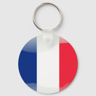 Chaveiro Bandeira lustrosa francesa
