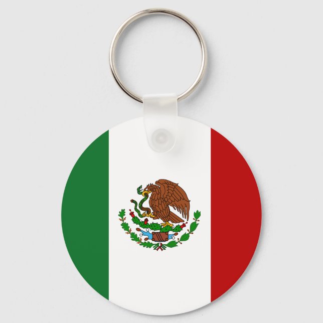 Chaveiro Bandeira mexicana (Frente)