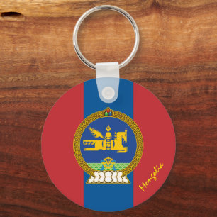 Chaveiro Bandeira mongol patriótica e viagem da Mongólia/es