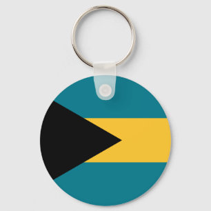 Chaveiro Bandeira nacional do mundo de Bahamas