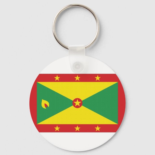 Chaveiro Bandeira Nacional Granada (Frente)
