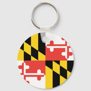 Chaveiro Bandeira oficial do estado de Maryland