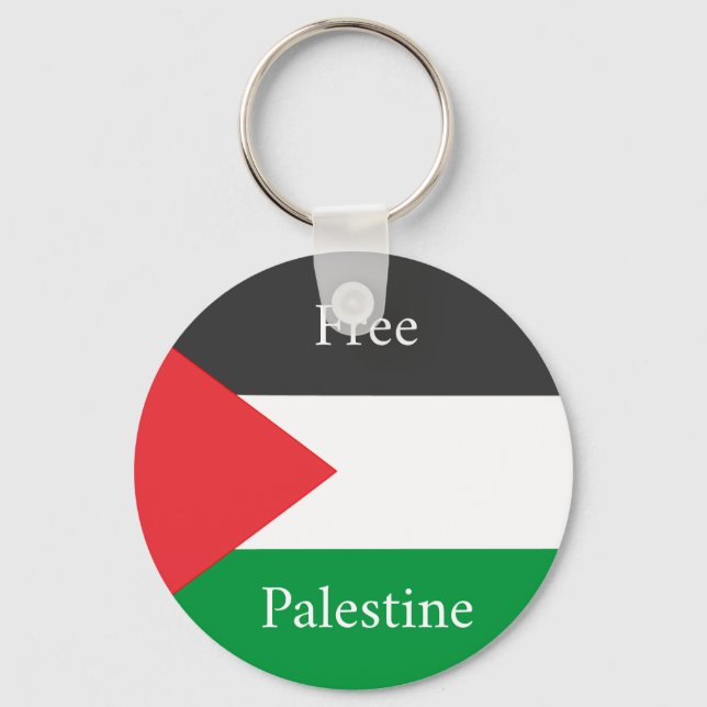 Chaveiro Bandeira Palestina Livre sob medida (Frente)