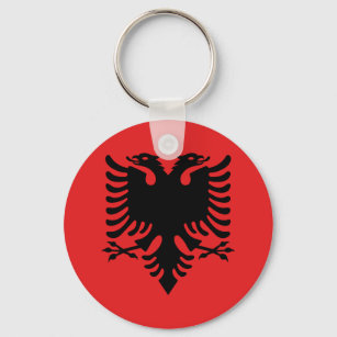 Chaveiro Bandeira Patriótica Albanesa