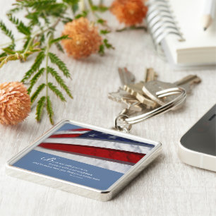 Chaveiro Bandeira patriótica, americana