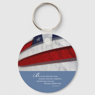Chaveiro Bandeira patriótica, americana