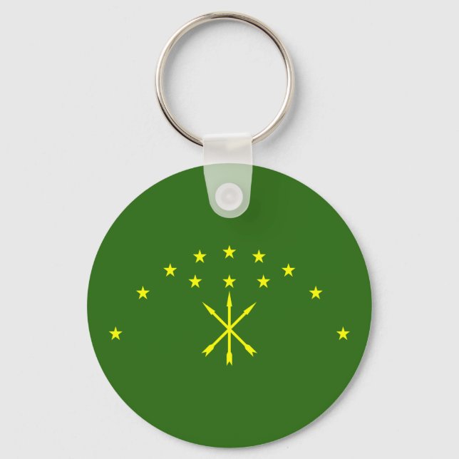 Chaveiro Bandeira Patriótica da Adigueia (Frente)
