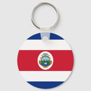 Chaveiro Bandeira Patriótica da Costa Rica