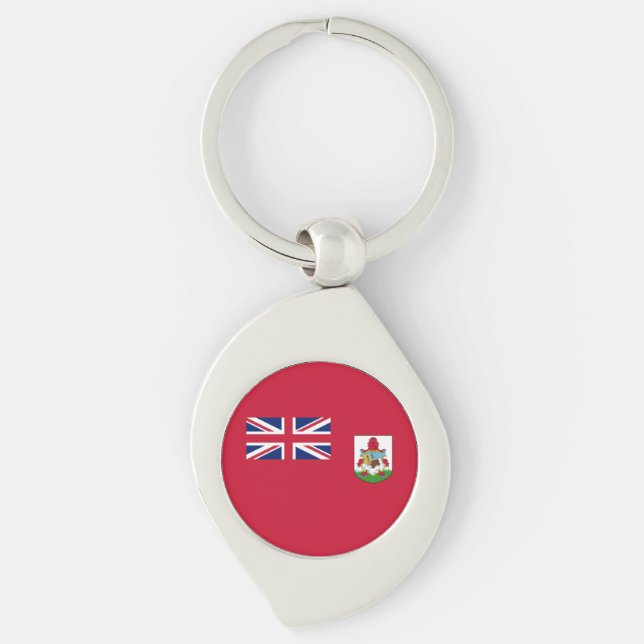 Chaveiro Bandeira Patriótica das Bermudas (Frente)