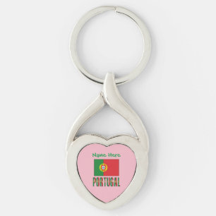 Chaveiro Bandeira Personalizada do Coração do Patrimônio de