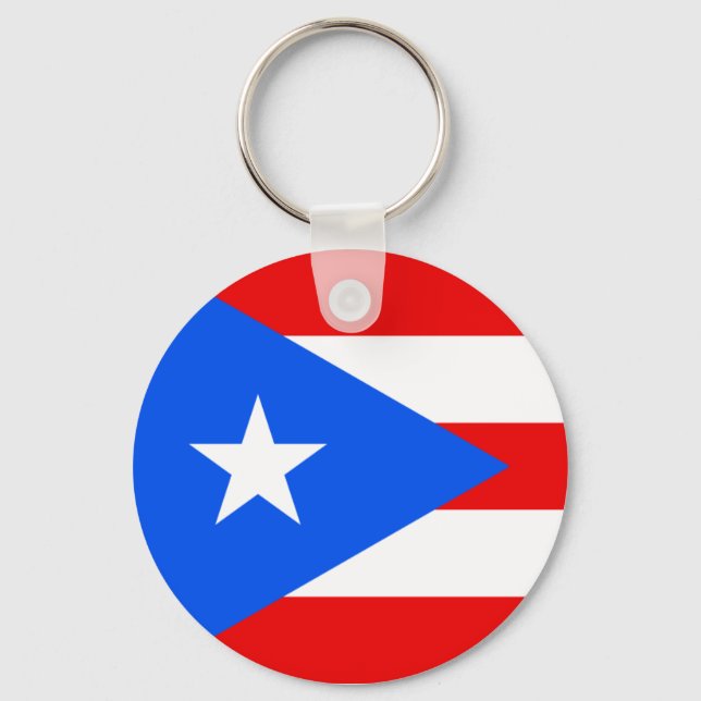Chaveiro Bandeira Porto Rico (Frente)