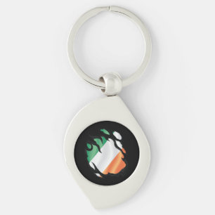 Chaveiro Bandeira Ripada da Irlanda