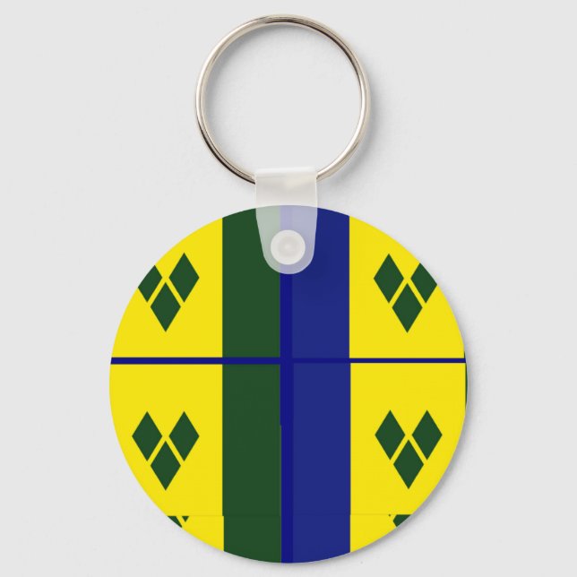 Chaveiro bandeira santo (Frente)