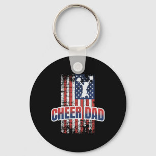 Chaveiro Bandeira Vermelha Branca Azul do Pai de Torcida Ba