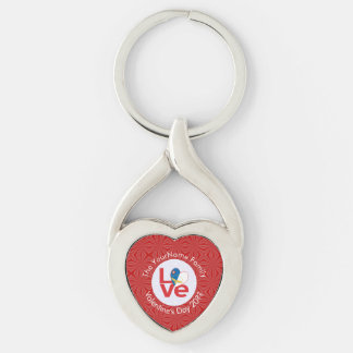 Chaveiro Bandeira Vermelha do Amor das Ilhas dos Açores Per