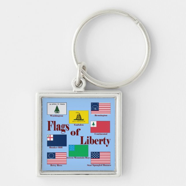 Chaveiro Bandeiras da Liberdade (Frente)
