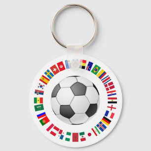 CHAVEIRO BANDEIRAS DE FUTEBOL 2018