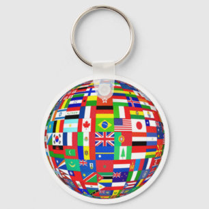 CHAVEIRO BANDEIRAS DO MUNDO