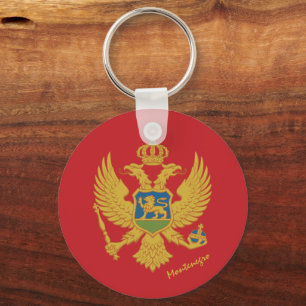 Chaveiro Bandeiras e esportes do Montenegro