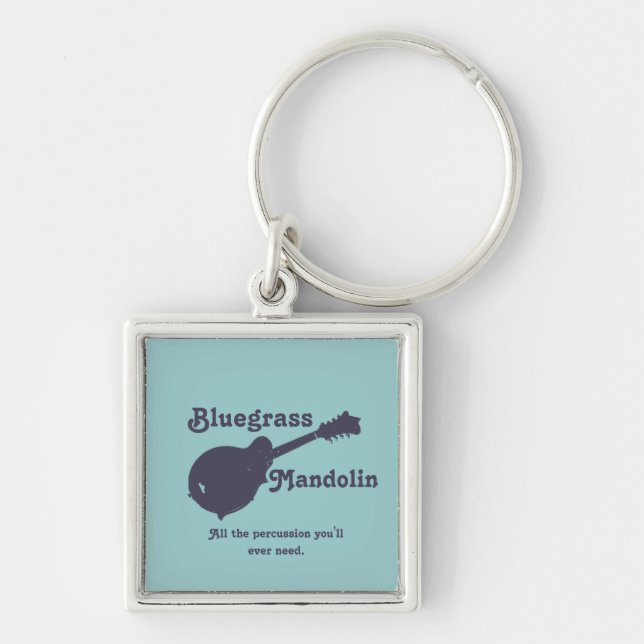 Chaveiro Bandolim do Bluegrass - toda a percussão que você (Frente)