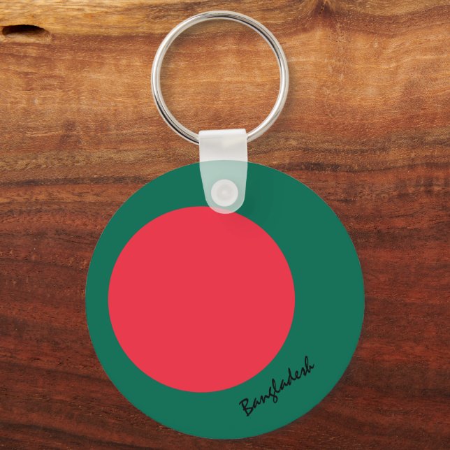 Chaveiro Bangladesh Flag e Bangladesh patriotas/esportes (Frente)