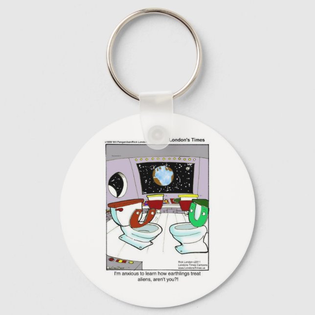 Chaveiro Banheiras De Espaço Exterior Camisetas Engraçadas  (Frente)
