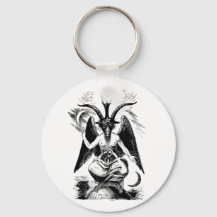 Chaveiro Baphomet (preto)