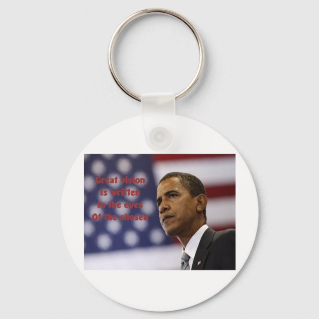 Chaveiro Barack Obama Escolhido (Frente)