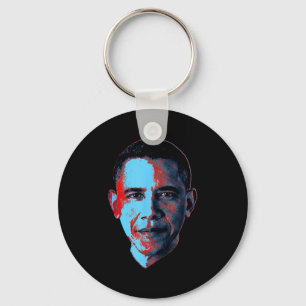 Chaveiro Barack Obama Retrato Estilizado Camiseta.png