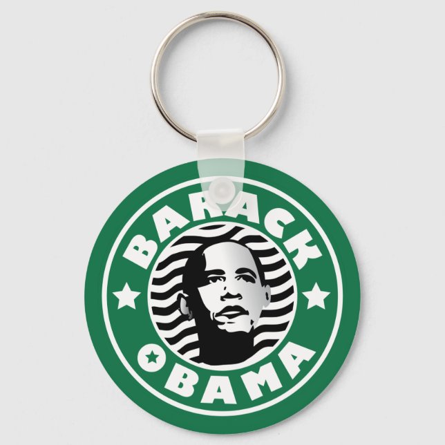 Chaveiro Barack Obama Star Caffeine (Frente)