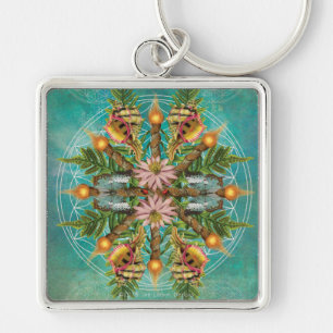 Chaveiro baralho de Tarot Second Nature Design Mandala