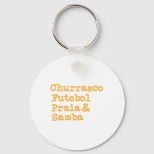 Chaveiro Barbecue Brasil Brasil Churrasco Fut