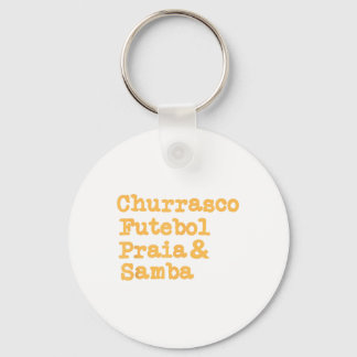 Chaveiro Barbecue Brasil Brasil Churrasco Fut