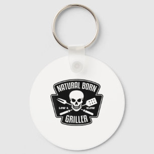 Chaveiro Barbecue Natural Nascer Griller Funny Grill Master