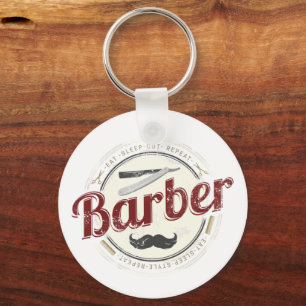 Chaveiro Barber Hair Hustler Hairdresser Retro Hairstylist
