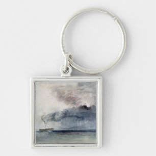 Chaveiro Barco a vapor de Joseph Mallord William Turner  