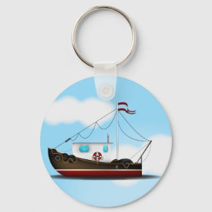 Chaveiro Barco de Pesca