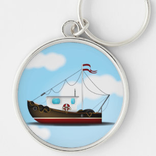 Chaveiro Barco de Pesca