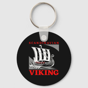 Chaveiro Barco Dragão Viking Escandinavo Drakkar Thor