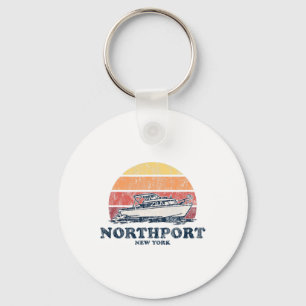 Chaveiro Barco Norport Ny Vintage 70s Retro Boat Design