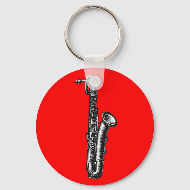 Chaveiro Baritone Saxofone (Frente)