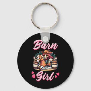 Chaveiro Barn Girl I Equestrian Pony Horse Fan